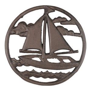 Cast Iron Metal <b>Cat</b> Trivet - Product Image 2