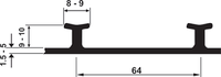 Doublure en PE souple T RIB coupe moulage traitement Services disponibles Feuilles de plastique ondulé HDPE avec épaisseur 1-15mm