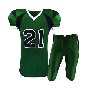 ชุดอเมริกันฟุตบอลแขนสั้นระบายอากาศได้ดีขนาดใหญ่พิเศษสำหรับทีม - Product Image 1
