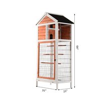 Bois Oiseau Canari Perroquet Volière Cage avec Nichoir