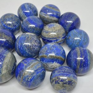Esfera de Cristal de Lapislázuli, Bola de Piedra Preciosa Natural Pulida para Sanación, Reiki, Chakra, Meditación, Decoración del Hogar, Regalo - Product Image 2