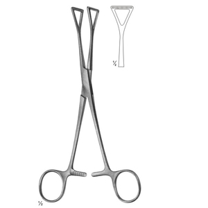 Collin 19.5cm Forceps Pinces chirurgicales Meilleures grossistes de qualité Fournisseurs en vrac Instruments médicaux en acier inoxydable - Product Image 1