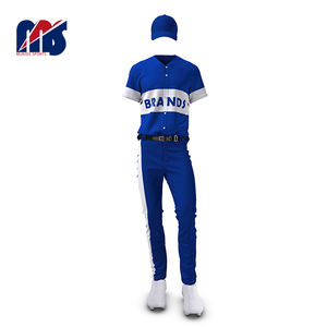Uniformes Personalizados para Equipos Deportivos Profesionales de Béisbol y Sóftbol con Nombre y Número, Nuevo Diseño, Color Personalizable - Product Image 2