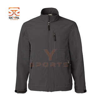 Chaqueta informal para hombre, impermeable y a prueba de viento, con Logo personalizado, carcasa suave - Product Image 5