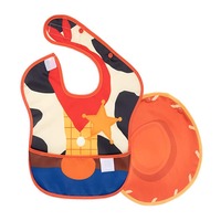 Bavoir pour bébé mignon 100% coton imperméable unisexe pour nourrissons et tout-petits, jetable, lavable, antibactérien, écologique, élastique