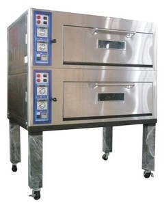 Automatic Gas / Electric Deck Oven Restaurant Pizza Baking Oven Bakery Bread Deck Oven Pita Biscuit <b>Cake</b> Making <b>Machine</b> for Sale - Product Image 1