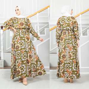 New Season Women's Islamic Modest <b>Dresses</b> Abaya Kaftan Tunic Kimono Hijab Ethereal Dubai <b>Arab</b> Muslim Fashion Turkish Quality - Product Image 2