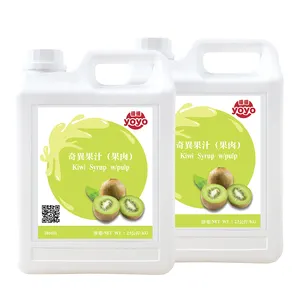 Kiwi Concentrated Fruit Flavor Syrup With Pulp