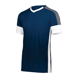 Nueva llegada de alta calidad transpirable adultos camiseta de fútbol personalizable Unisex OEM camiseta en blanco para ropa deportiva - Product Image 2