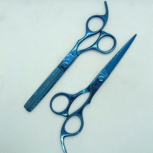 Tijeras de corte de pelo con borde de maquinilla de afeitar profesional de peluquería de 6,5" - Product Image 1