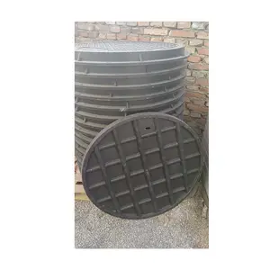 Wholesale price High Strength Round shape Anti skidding Feature Material Fibreglass manhole cover International standard