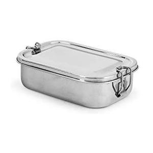 High Quality Sale Stainless Steel Single <strong>Layer</strong> Rectangular <strong>Lunch</strong> <strong>Box</strong> <strong>2</strong> Containers <strong>Lunch</strong> <strong>Box</strong> Wholesale Quantity - Product Image 1