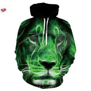 เสื้อฮู้ดผู้ชายผ้าโพลีเอสเตอร์100% มีฮู้ดพิมพ์ซับลิเมชันสำหรับกีฬาฤดูหนาวออกแบบโลโก้ได้ตามต้องการ - Product Image 3