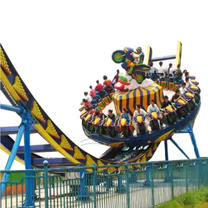 Luna park petualangan hiburan fairground taman hiburan peralatan geser UFO terbang wahana untuk dijual