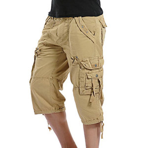 Pantalones cortos Cargo sueltos para hombre para el verano Patrón sólido Diseño de camuflaje Estilo casual Pantalones cortos para él - Product Image 1