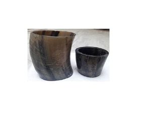 Vente chaude Meilleure Qualité Premium Corne À Boire En Verre Designer Unique Sculpté À La Main Produit De L'Inde Corne Naturelle Fait - Product Image 6