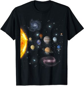 Camisetas con estampado de Sistema Solar para hombre, camisas con estilo para todas las ocasiones con impresión personalizada y marca, también disponibles en diferentes colores - Product Image 1