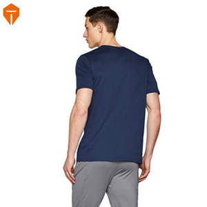 Mens Cotton Plain Lightning Patchwork Home Casual Loose T-Shirt - Product Image 2