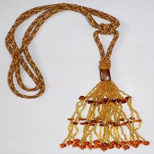 Tieback con cuentas para cortinas, elegante, para la exportación de diamantes indios - Product Image 3