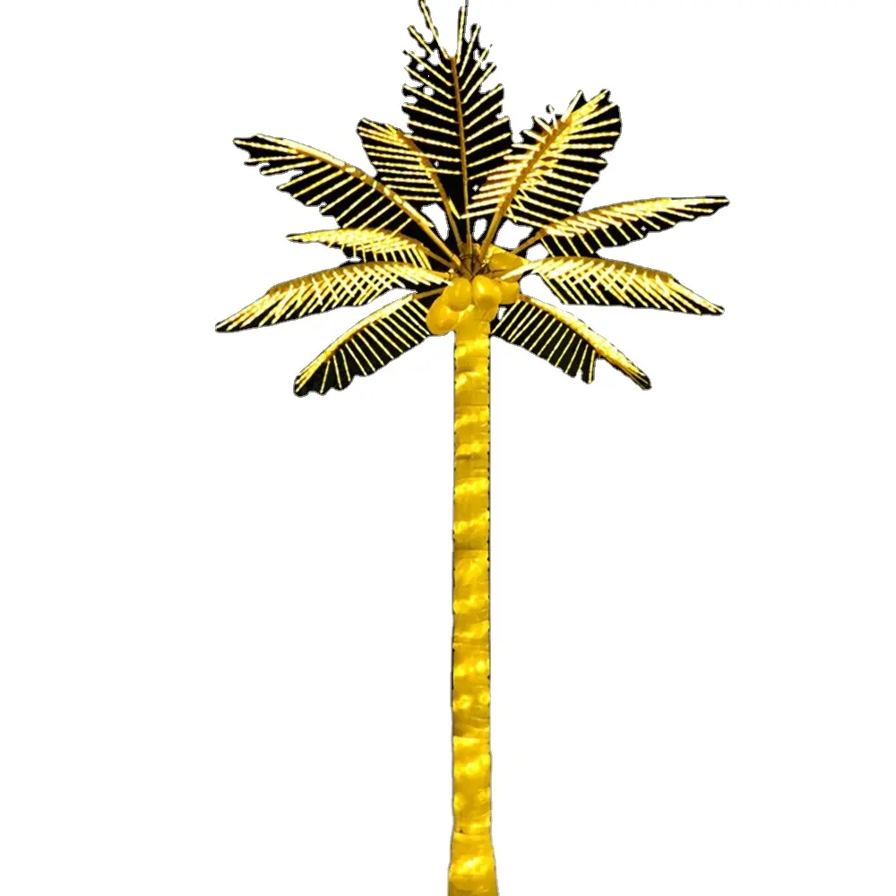 Party Decoration LED Lighted Up Coconut Palm Tree