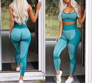 กางเกงออกกำลังกายขายาวสำหรับผู้หญิงรุ่นใหม่ปี 2026 แบบไร้ตะเข็บ เหมาะสำหรับวิ่งและฟิตเนส มีไซส์ใหญ่ น้ำหนักเบา ขายส่ง - Product Image 5