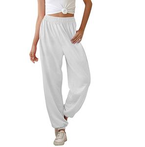 กางเกงวอร์มขนแกะแบบมีเชือกรูดหนาสำหรับผู้หญิงเสื้อผ้าสำหรับฤดูหนาวสไตล์หน้าแบนสวมใส่ได้ทุกแบบตามต้องการ - Product Image 4