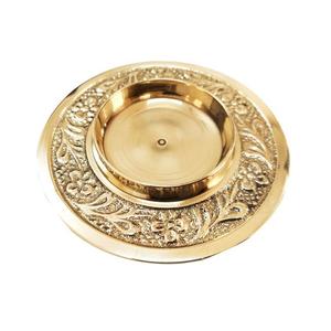 Bougeoir en métal de décoration de table de dîner de finition dorée de qualité supérieure - Product Image 1