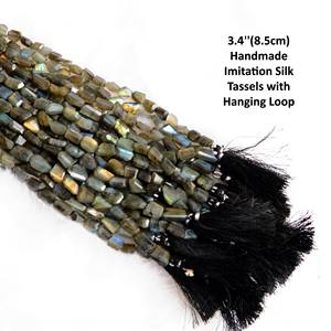 Men's Beaded Bracelet Labradorite Flowers Raw Labradorite Pendant Roundel Faceted Mala De Barber Necklace Designs <b>Stone</b> <b>Beads</b> - Product Image 1