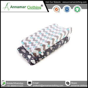100% de alta calidad de bebé de algodón orgánico de cambiar la funda de la almohadilla - Product Image 4