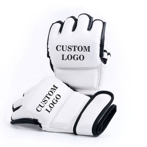 Guantes de Entrenamiento de MMA Profesionales de Cuero Genuino con Nuevo Diseño y Características de Piel de Vaca para Grappling y Combate - Product Image 1