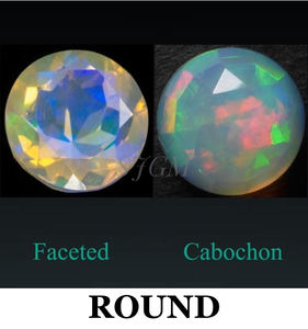 Opale éthiopienne naturelle brillante ronde de 6mm "Prix d'usine en gros Pierre précieuse de haute qualité" | OPALE ÉTHIOPIENNE WELO NATURELLE | - Product Image 5