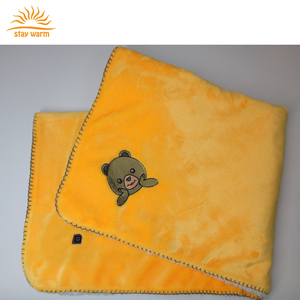 factory OEM winter smart battery powered heated blanket and shawl with carbon fiber <b>heating</b> elements - Product Image 5