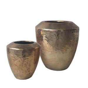 Antique <b>Vase</b> Decorative Modern Vintage Casual Unique Hammer <b>Copper</b> Antique Flower <b>Vases</b> for Home Decoration - Product Image 4