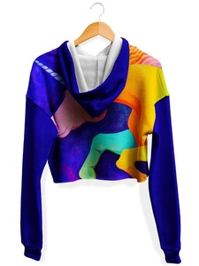 Top corto con estampado personalizado de algodón a la moda para mujer sublimado - Product Image 2
