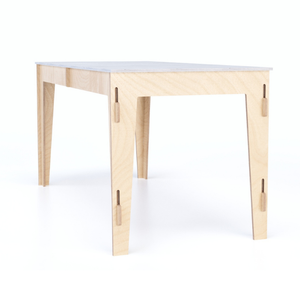 Made In Italy Design personalizzabile Design personalizzato e tavolo da scrivania In legno dritto per ufficio - Product Image 3