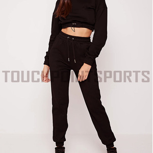 Sudadera con Capucha Corta para Mujer, Ropa Deportiva de Invierno, Logotipo Personalizado al por Mayor, Sudadera con Capucha de Lona de Algodón Premium - Product Image 5