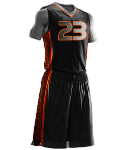 Uniforme de basket-ball pour femmes, ensemble court, débardeur et short cycliste, ensemble personnalisé, équipe, mode pom-pom girl, deux pièces, Sublimation OEM - Product Image 3