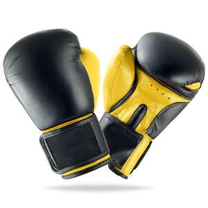 Gants de boxe en cuir mixte avec Support de poignet, couleur noire, 8oz, 10oz, 12oz, 14oz, 16oz, vente en gros, OEM - Product Image 5