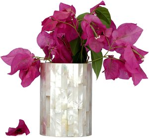 Mother of Pearl Flower Pot and Living Room Door & Christmas Home Decorative Festival Best Polished and Single Packing - Product Image 5