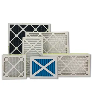 G3 G4 Primary Pleated Air Filter Media With Cardboard Frame For Clean Machine