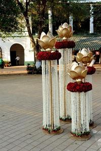 Fait à la main acrylique cristal or lustre élégant mariage maison hôtel église fête pièce maîtresse décoration - Product Image 2