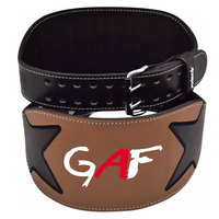 Nouvelle ceinture de soutien lombaire réglable en cuir de vachette GAF pour l'entraînement et l'haltérophilie, antidérapante, respirante, unisexe, avec fermeture à boucle