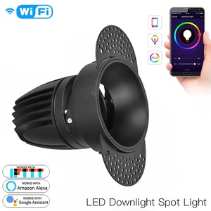 Smartytriac — <span class=keywords><strong>spot</strong></span> lumineux <span class=keywords><strong>LED</strong></span> encastrable pour le <span class=keywords><strong>plafond</strong></span>, avec technologie COB, lumière à intensité réglable, sans contours, 0-10V - Product Image 3