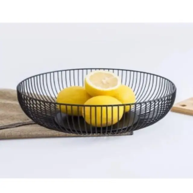Panier de fruits en fil métallique, pour comptoir de bol à fruits, support pour la cuisine, accessoires de cuisine décoratifs