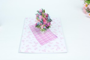 Hoa 3D Bộ sưu tập mới 2021 Trắng Lily thiệp chúc mừng handmade Pop Up thẻ thủ công mỹ nghệ Sản phẩm - Product Image 2