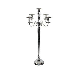 Candelabro Decorativo de 5 Brazos para el Hogar, Color Negro, Diseño Moderno, Portavelas para Decoración de Mesa, Hecho a Mano al por Mayor - Product Image 1