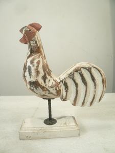 Gallina de metal de hierro con pollitos para el artículo decorativo del hogar - Product Image 2