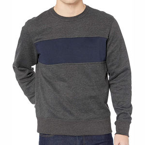 2025 nouveauté conception chaude OEM sur mesure grande taille hommes coton et polyester uni avec pulls molletonnés à manches longues - Product Image 2