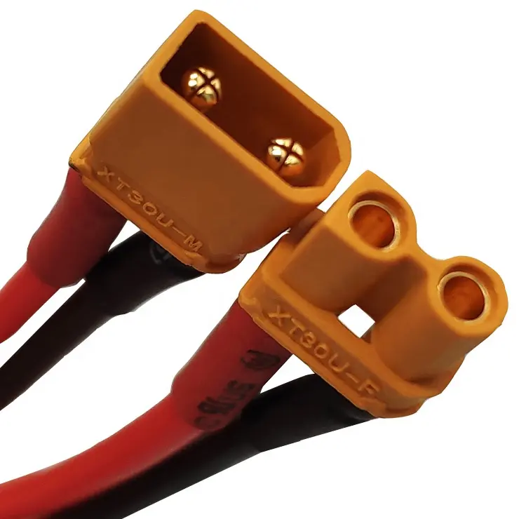 custom EC2,EC3,EC5,EC6,XT30,XT60,XT90 wiring and wire harness manufacturer to Female lead to Banana wiring RC Lipo Battery