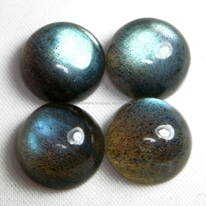 100% labradorita de fuego azul natural forma redonda facetada y corte de cabujón preciosa piedra preciosa labradorita curativa en tamaños calibrados - Product Image 5